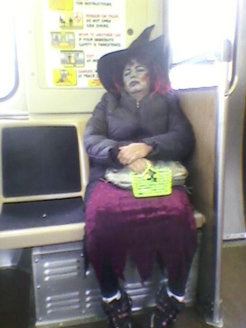This witch has seen better days
