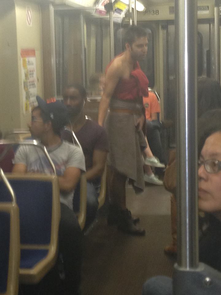 Very stylish towel and belt combo