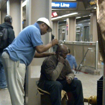 Blue Line haircuts