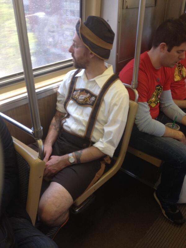 This guy is definitely going to watch the hawks game