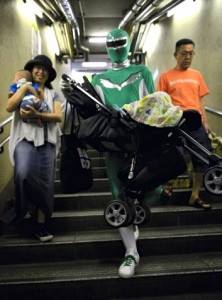 Green Ranger always lending a helping hand