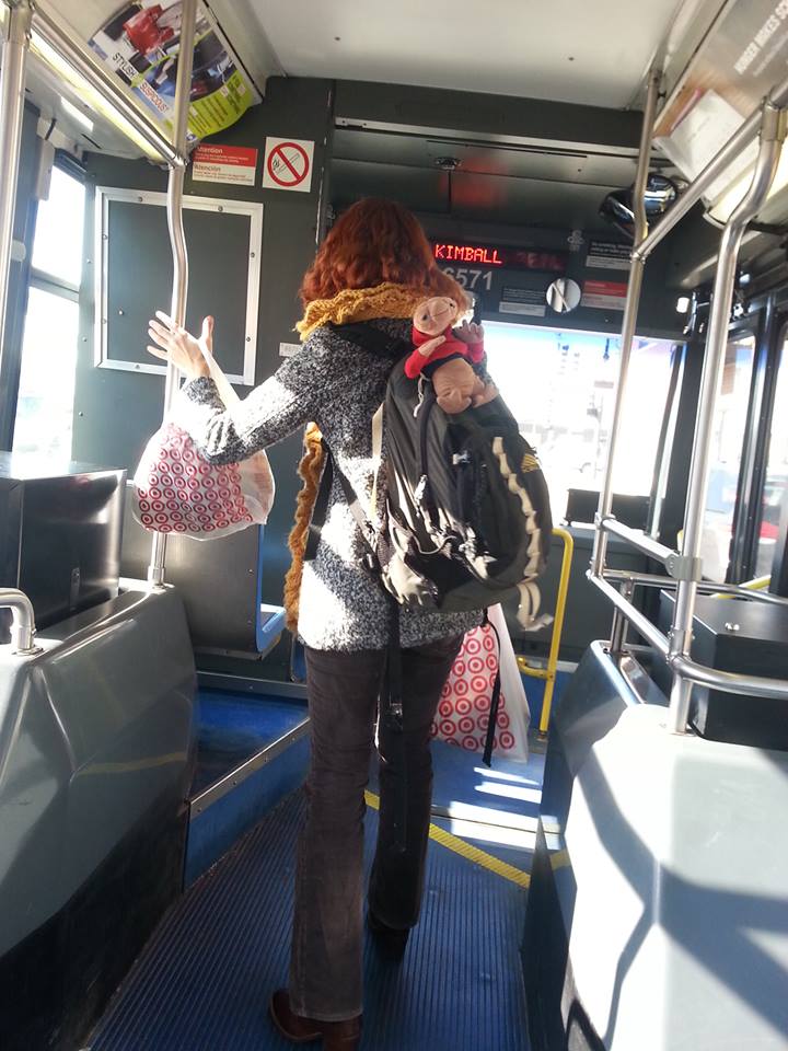 E.T. Hitching a ride on the 84 bus