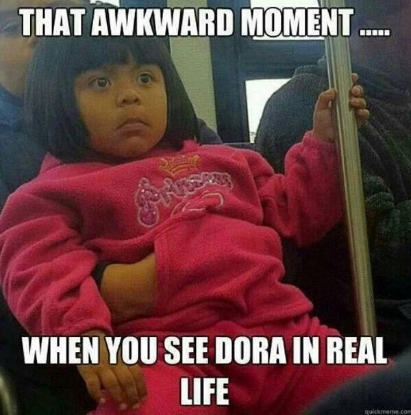 Dora rides the bus!