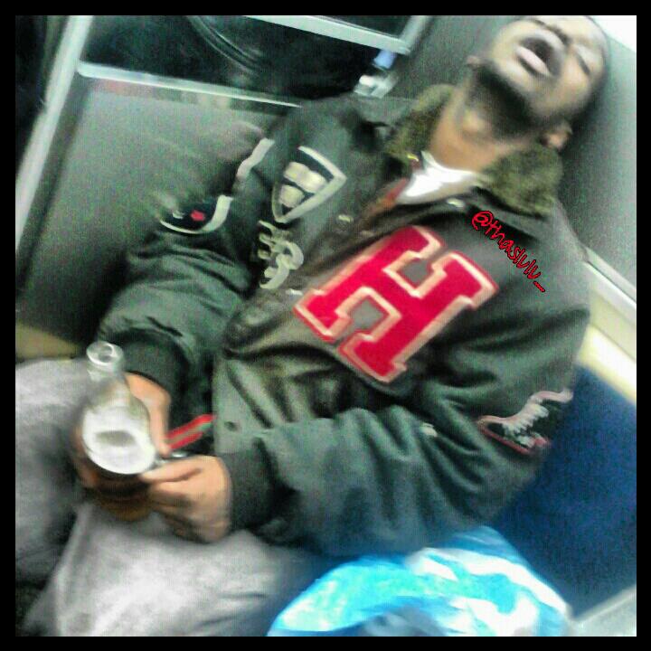 Passed out from that malt liquor