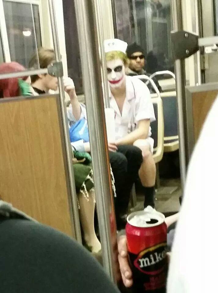 Just drinkin a Mikes Hard, chillin with the Joker