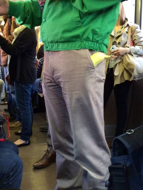 Is that a banana in your pocket or…. oh wait, it is.