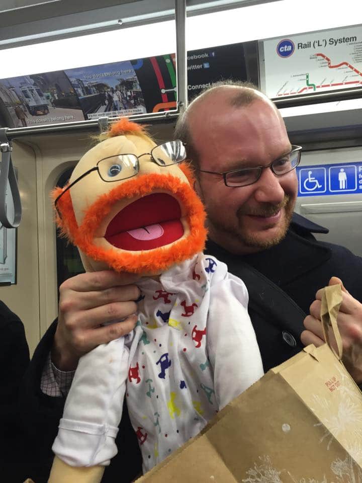 Everyone should have a puppet of themselves :)